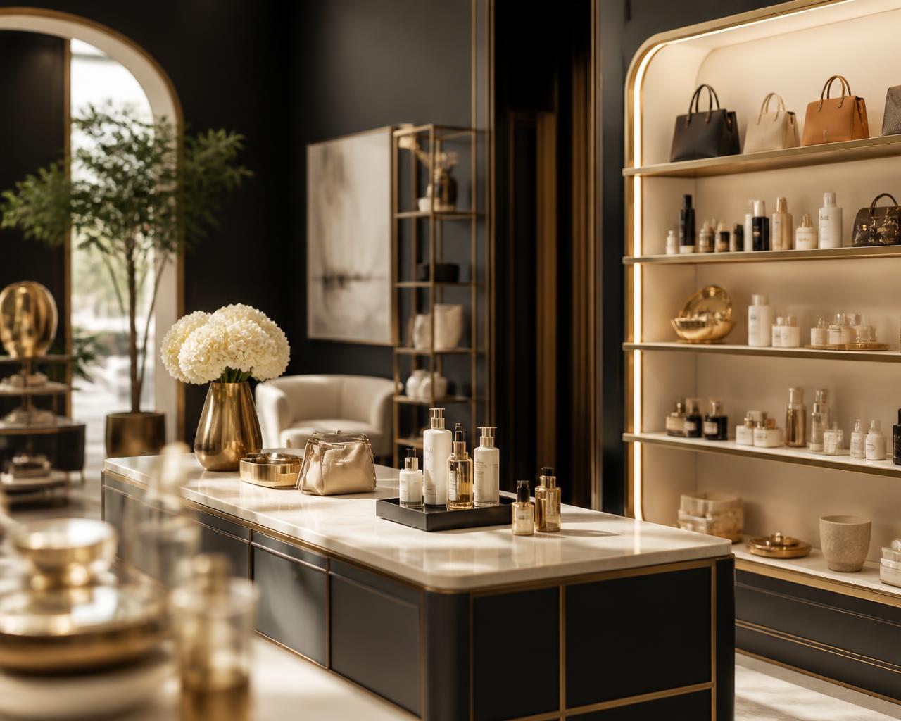 Inside the Bella's Avenue boutique in Kasoa